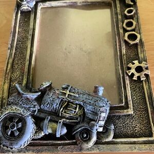 Source Unknown Rustic Tractor Photo Frame